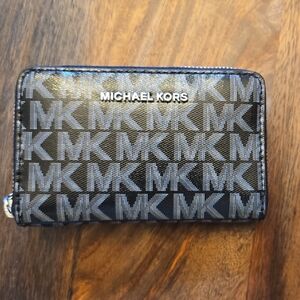 Michael Kors Black and Gray Wallet